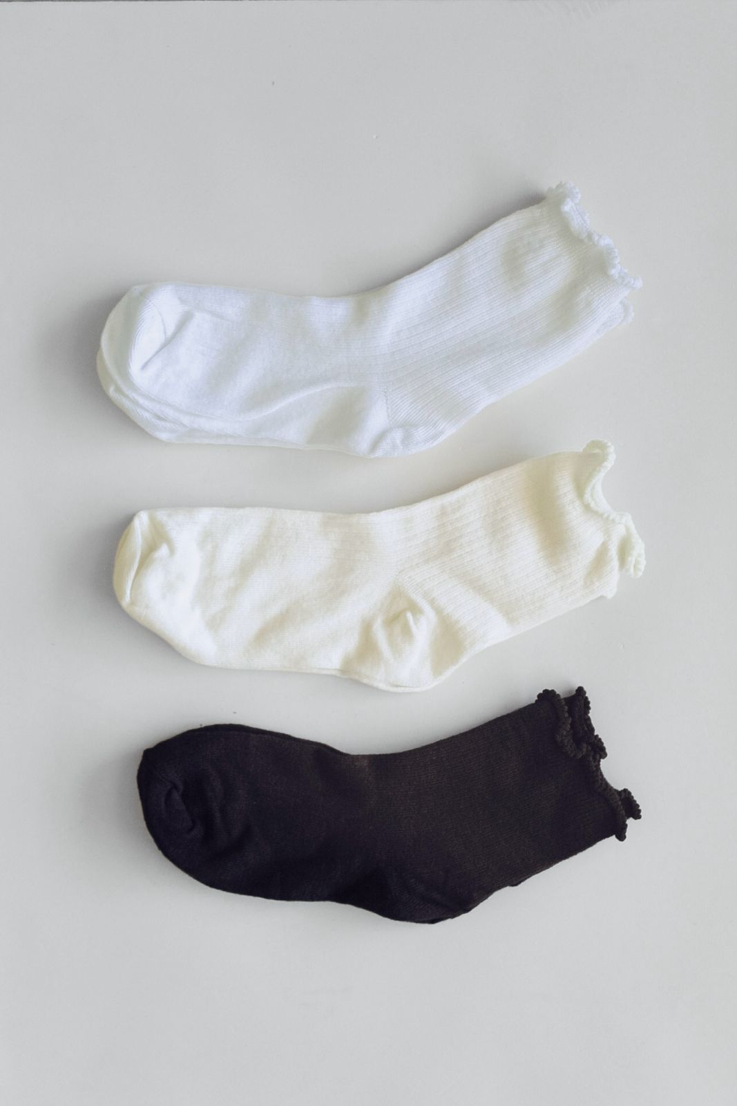 Calcetínes Blanco, negro y beige